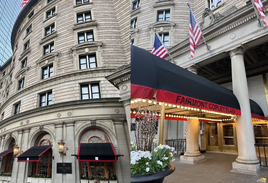 Front of Fairmont Copley Plaza Gold Floor - Boston