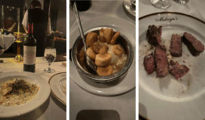 Melvyns Restaurant food