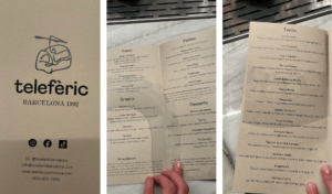 Teleferic Menu