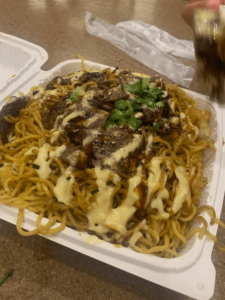 Hawaiian street food in container