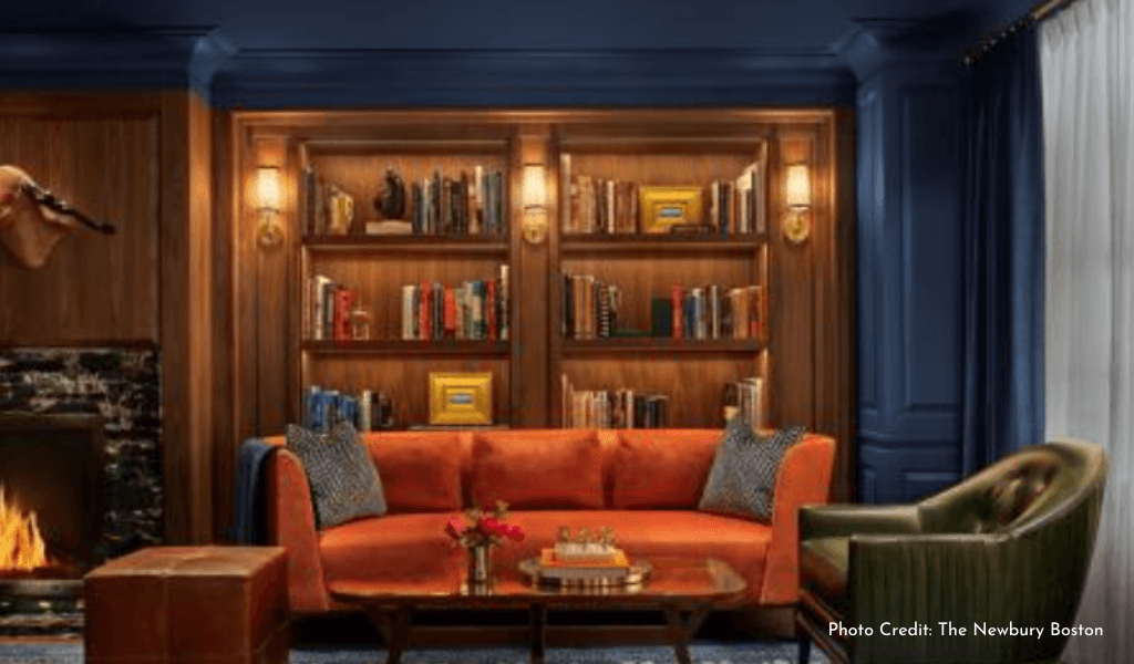 Newbury Boston Hotel Library